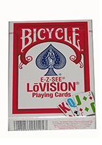 LOW VISION POKER Red