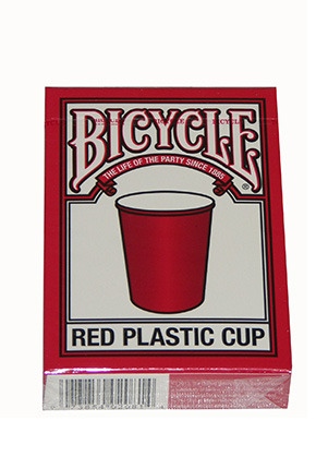 RED PLASTIC CUP