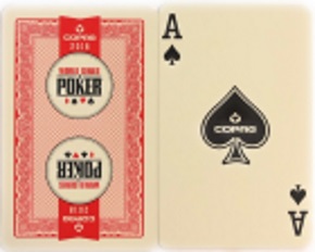 2018 Red Authentic Deck Used at WSOP Copag Poker 100% Plastic Playing Cards * 