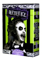 BEETLEJUICE Plastic playing cards, plastic poker playing cards, low vision cards, large print cards, jumbo index cards, paper cards, professional poker cards, used casino cards, Tally Ho cards, Tally Ho Viper cards, used Strip casino cards, Kem cards, Kem poker cards, Kem bridge cards, Kem jumbo cards, Kem standard index cards, Kem narrow jumbo cards, Kem Jacquard playing cards, bicycle cards, Theory 11 cards, Ellusionist playing cards, fantasy playing cards, nature playing cards, Copag plastic cards, poker cards, bridge cards, casino cards, playing cards, collector cards, tarot cards, magic cards, sports cards, Bee playing cards, Congress cards, Aviator playing cards, collectible card tins, Marilyn Monroe playing cards, Elvis playing cards, magician c