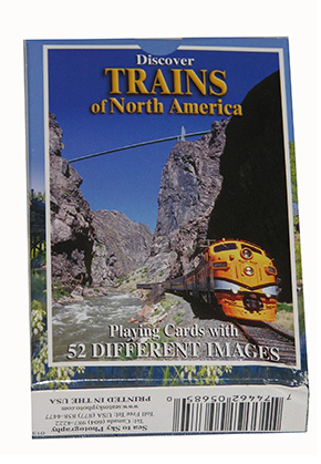 Playing cards Discover Trains of North America 