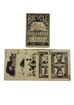 Embossed US Presidents- Bicycle Bicycle, USPC, Presidents, Republicans, political Cards,