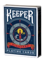 KEEPER BLUE keeper, playing cards, standard, ellusionist, 