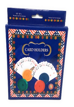 4 pc Round Card Holders 