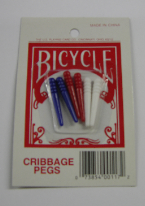 CRIBBAGE PLASTIC PEGS PK OF 6 