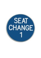 1.25 INCH SEAT CHANGE 1 BLUE/WHITE 