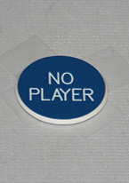 1.25 INCH BLUE NO PLAYER 