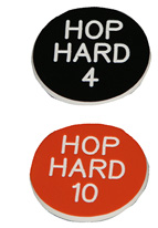 1.25 INCH ORANGE/BLACK HOP HARD 10-4 