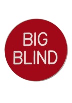 2 INCH BIG BLIND RED/WHITE 
