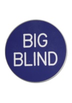 2 INCH BIG BLIND PURPLE/WHITE 