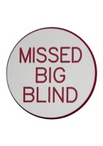 2 INCH MISSED BIG BLIND WHITE/RED 