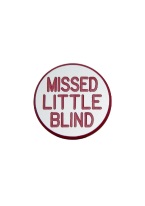 0.75 INCH MISSED LITTLE BLIND WHITE/RED 