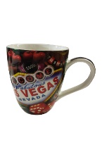 GAMING- LAS VEGAS JUMBO MUG mug, coffee, las vegas, vegas themed, 