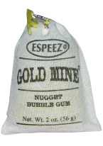 Gold Mine Bubble Gum Nuggets 