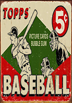 TOPPS - 1955 BASEBALL BOX Dogs Playing Poker, Batman, Bettie Page, Marilyn Monroe, Elvis, Indian Motorcycles, Three Stooges, Marvel, Superman, Spiderman, Iron Man, Captain America, Phillips 66, Farmall, Don?t Tread on Me, Ducks Unlimited, Louisville Slugger, Dukes of Hazard, Flintstone?s. Cowboy by Choice, Cowgirl by Choice, I Love Lucy, Moon Pie, Winchester Rifles, Colt 45, Budweiser, Vince Lombardi, Fender Stratocaster, Ford, Chevy, Mustang, Remington, Jack Daniels, Smith & Wesson, Wizard of Oz, Schonberg, Coke, Coca Cola, Budweiser, Jim Beam, Route 66, Corvette, Ford, I Love Lucy