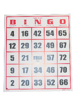Bingo Cards Ez Read | Bingo Supplies | Gamblers General Store
